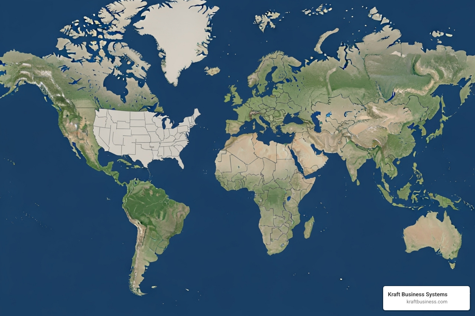 map showing different regulatory territories like the US and EU - managed compliance services