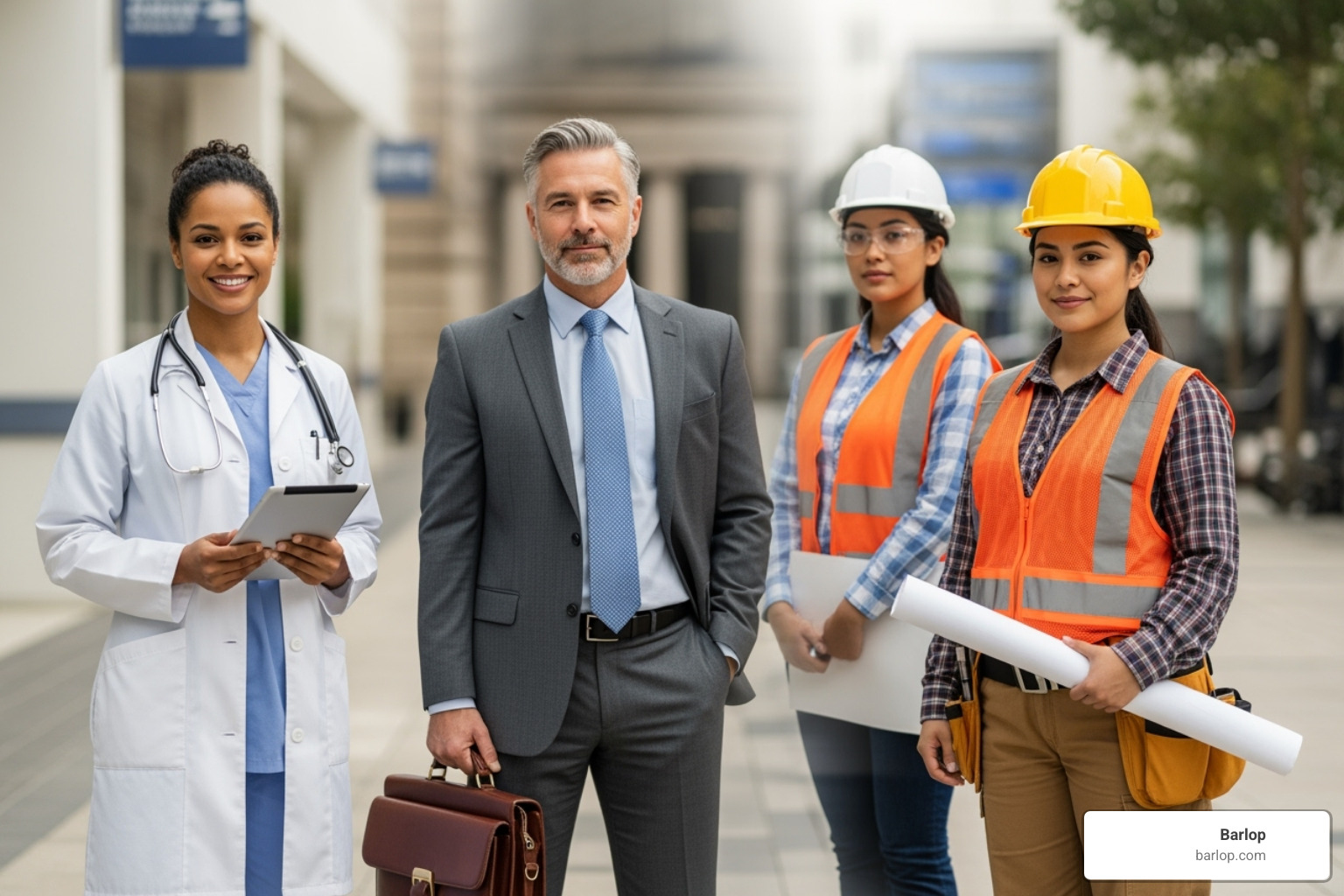 professionals in different industries (healthcare, legal, construction) - IT services South Florida