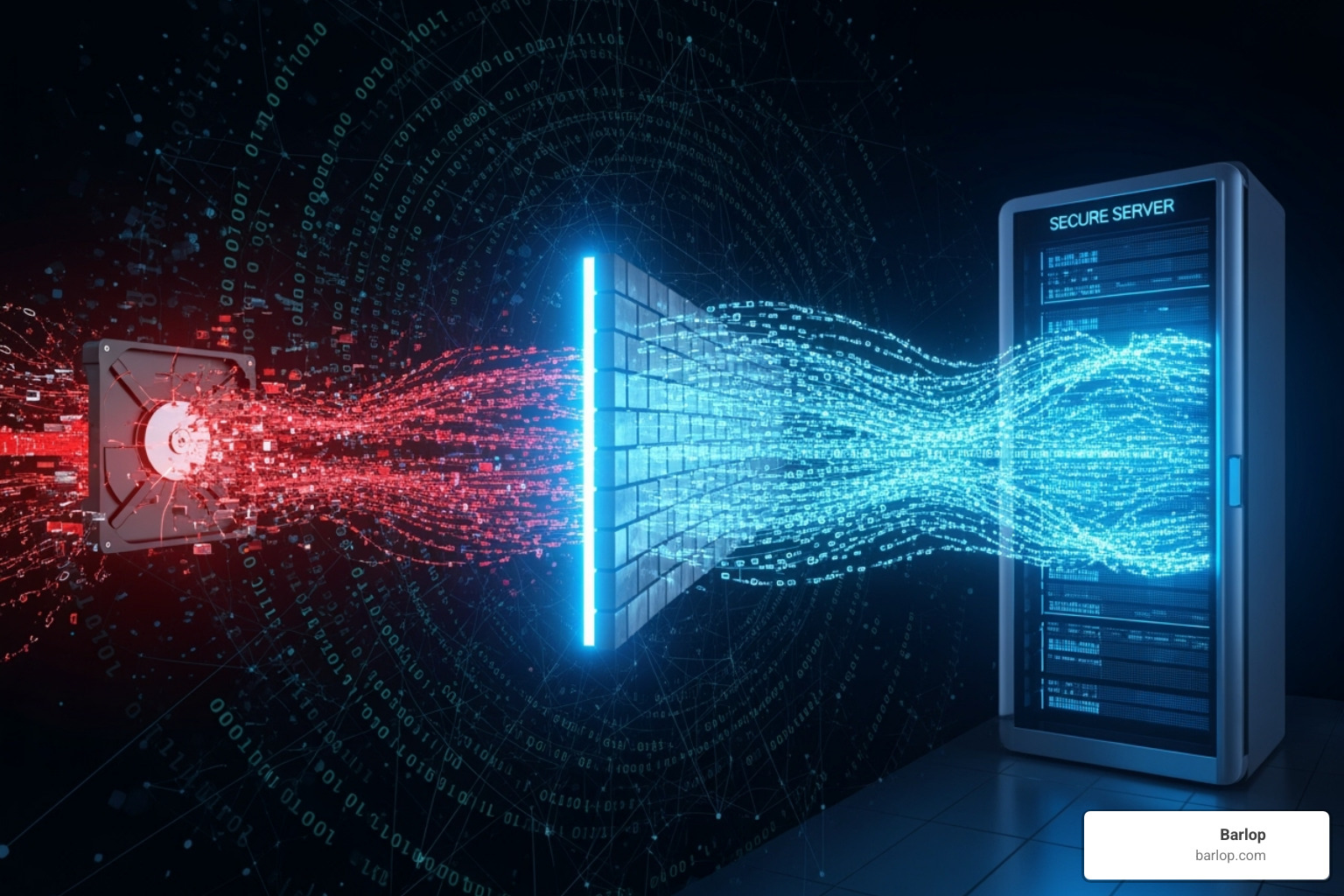Illustrating a data recovery process - managed IT services Doral