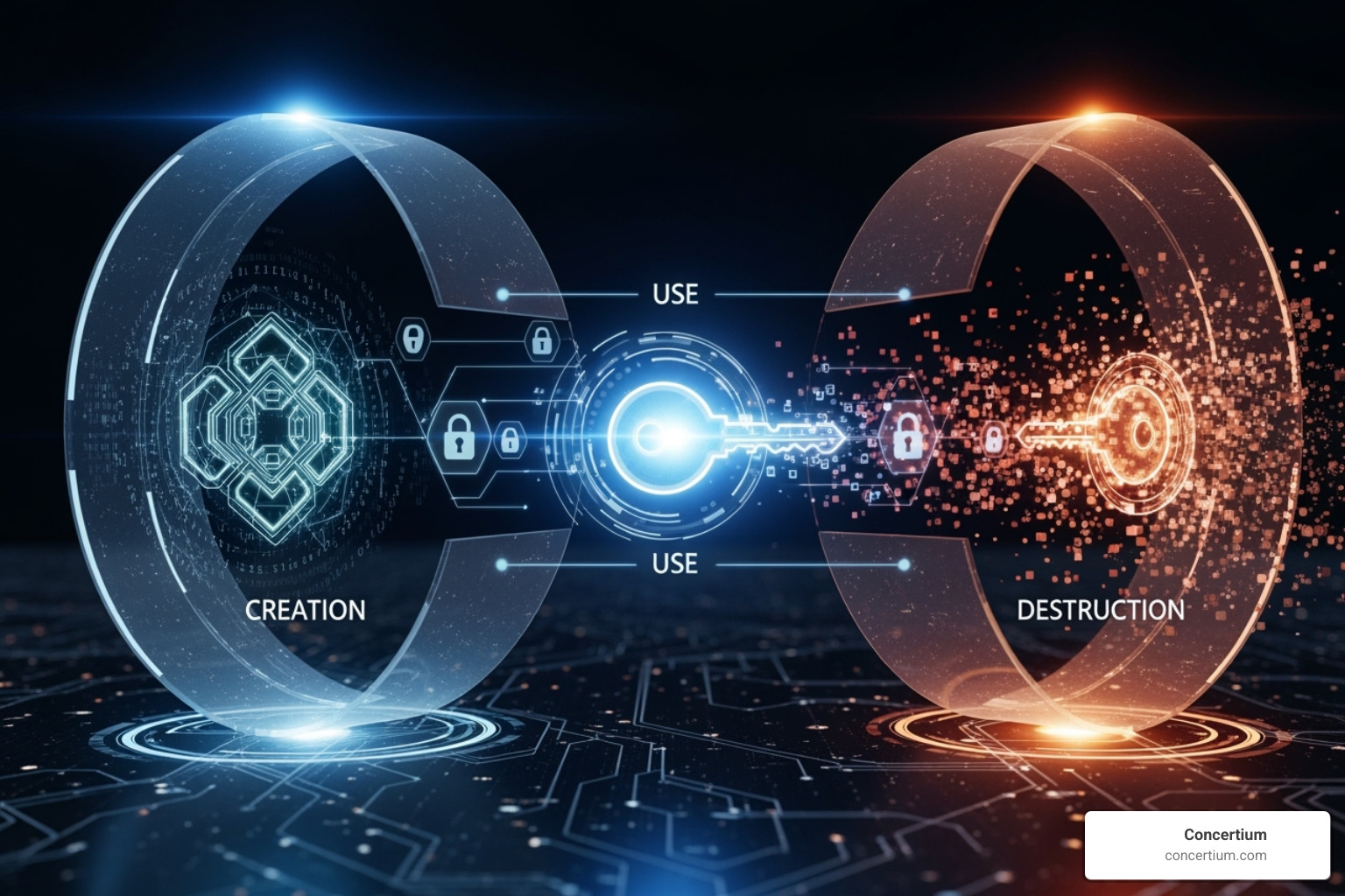 Cryptographic key lifecycle diagram - pci dss key management Cryptographic key lifecycle diagram - pci dss key management