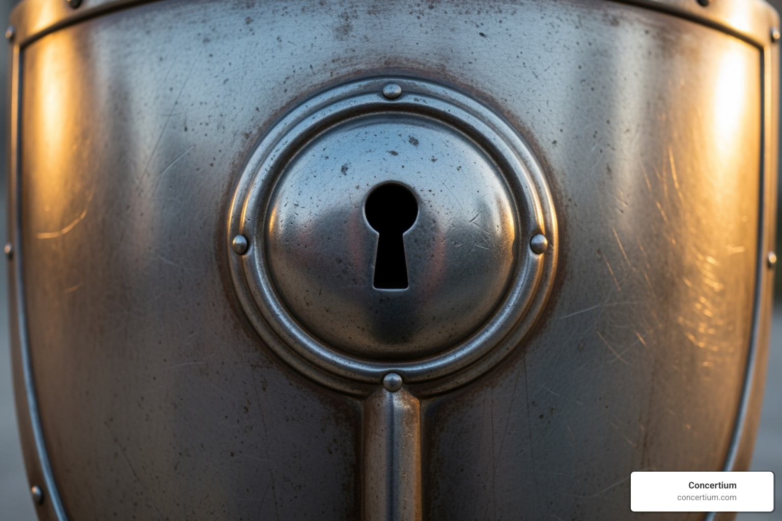 Shield with keyhole - secure email providers