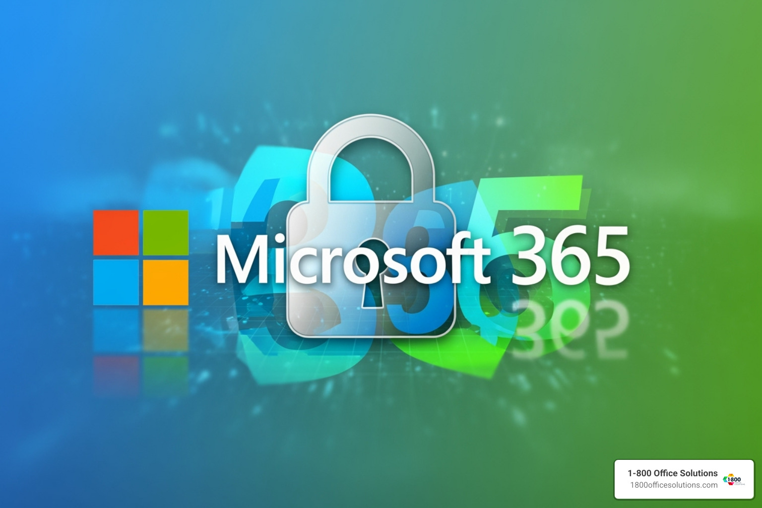 lock icon over the Microsoft 365 logo, representing security - microsoft office 365 tips and tricks lock icon over the Microsoft 365 logo, representing security - microsoft office 365 tips and tricks