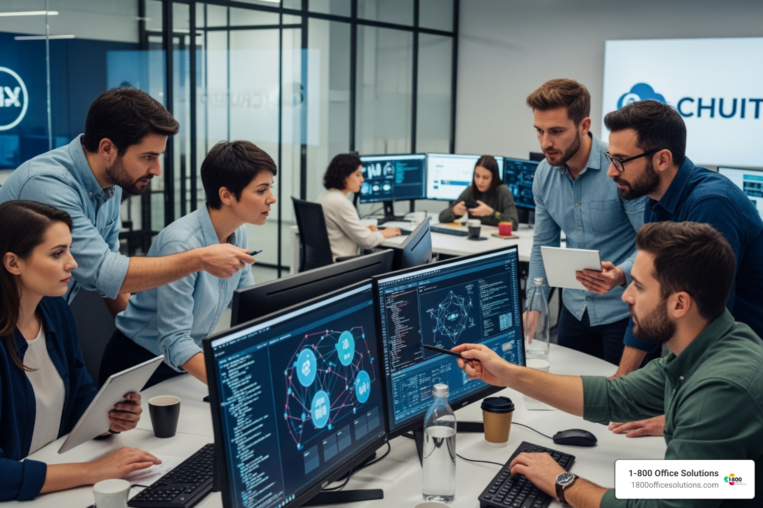 security team collaborating on cloud workload protection - cloud security workload