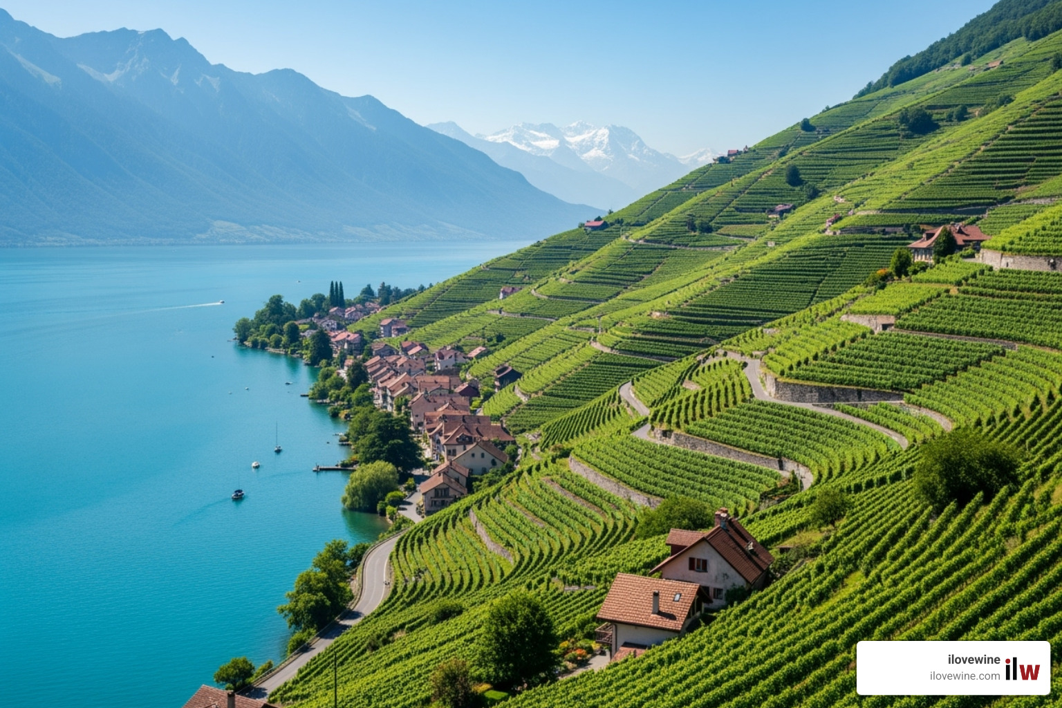 unique, steep terraced vineyards of Lavaux, Switzerland - Top wine destinations