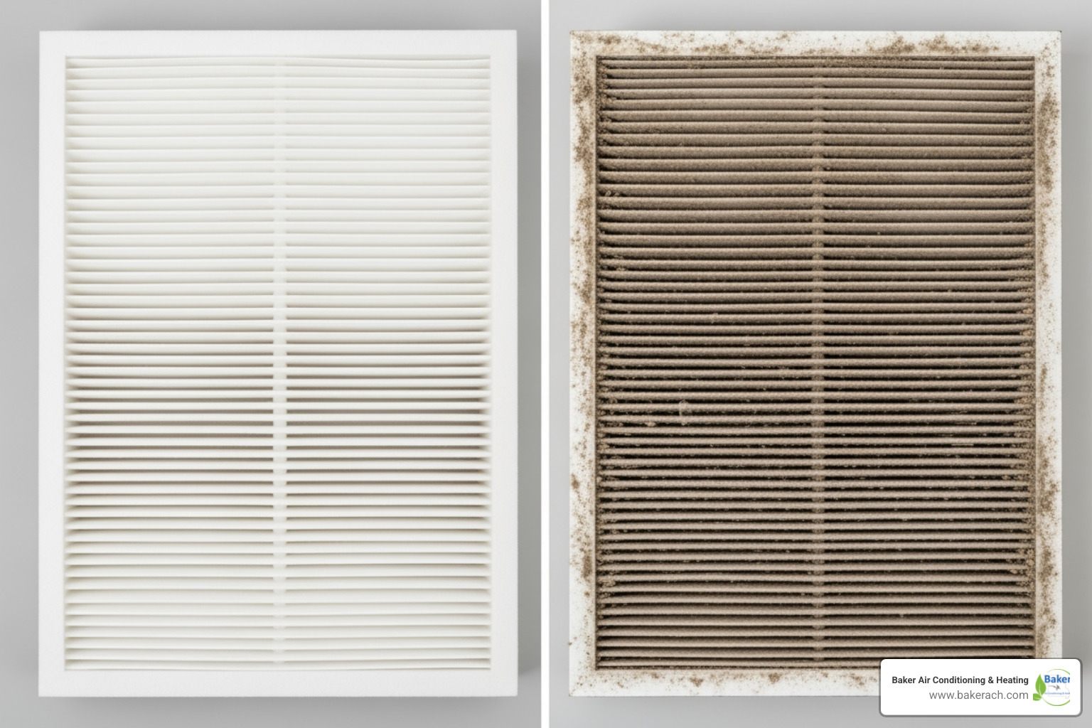 clean vs dirty furnace filter - furnace troubleshooting sunrise beach mo