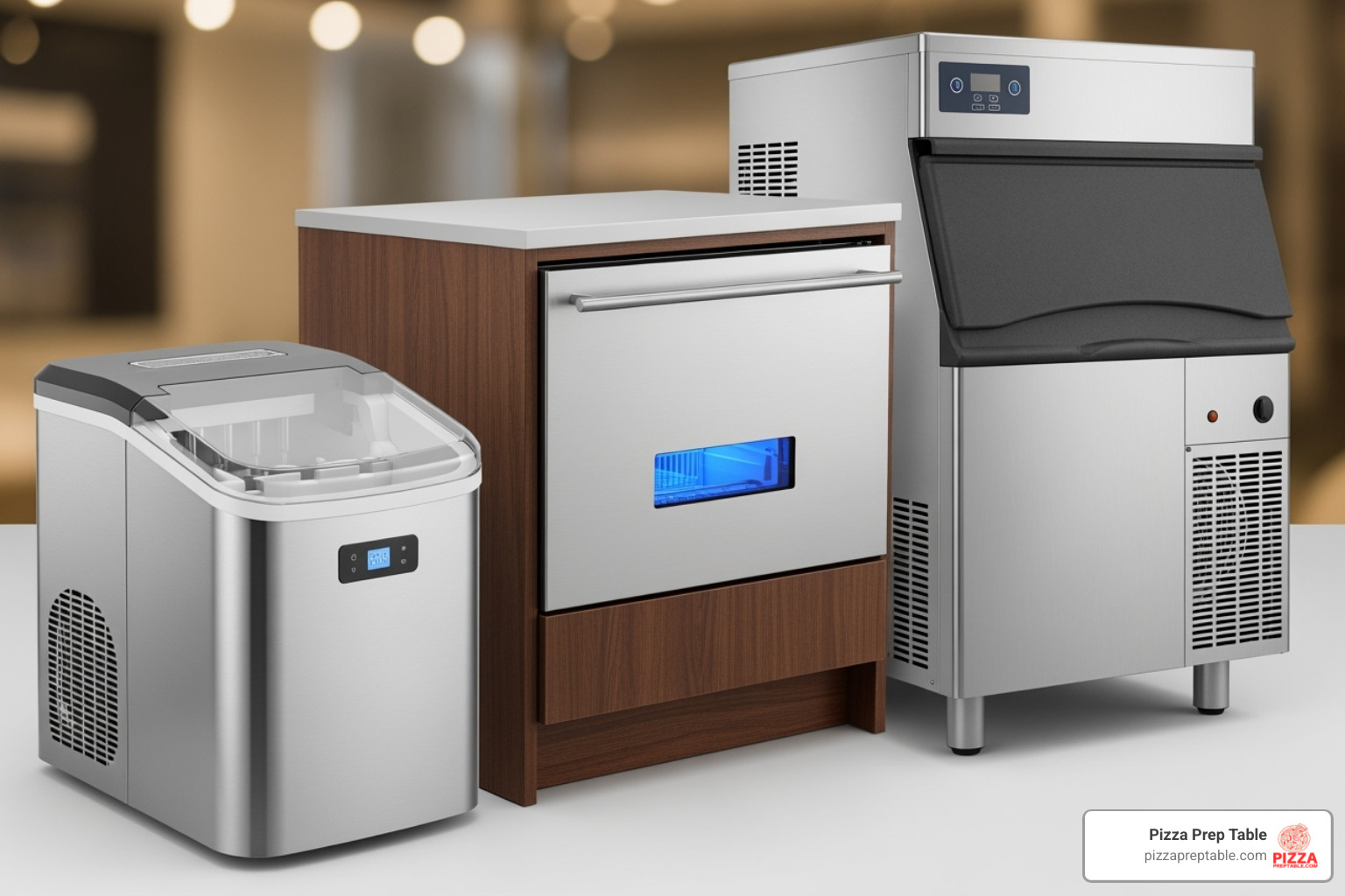 different ice maker types - ice makers