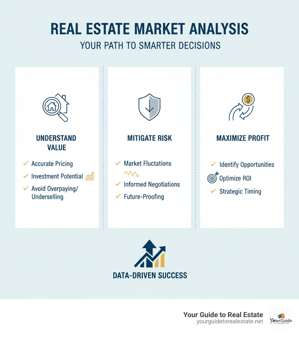 Infographic showing the importance of market analysis in real estate - matt kaplan net worth infographic 