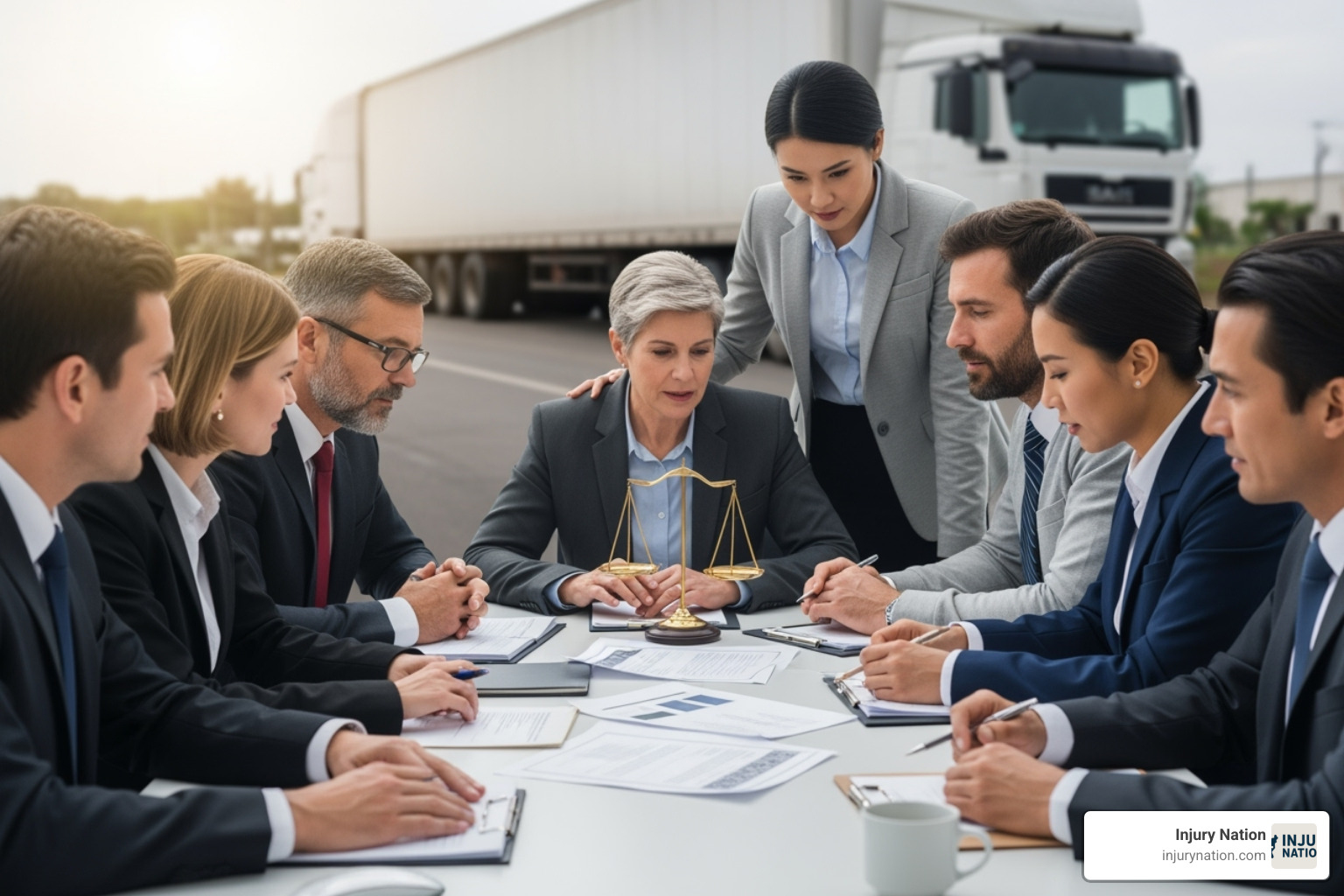 Flowchart of potential liable parties in a delivery truck accident - Delivery truck accident Flowchart of potential liable parties in a delivery truck accident - Delivery truck accident