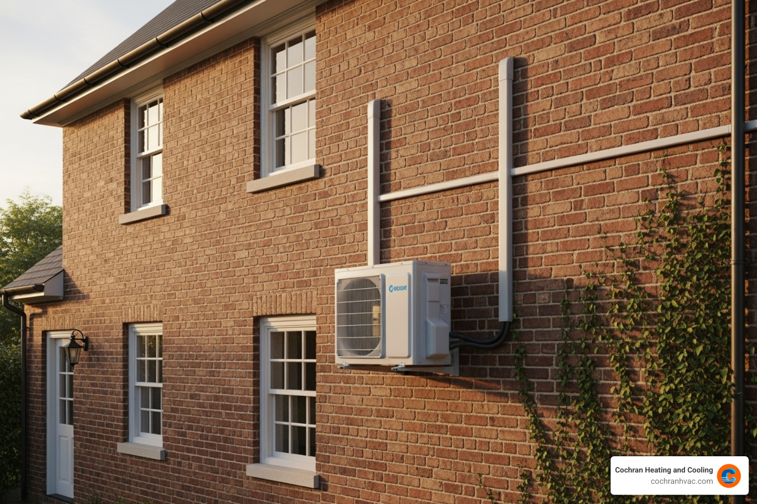 older brick home with a new mini-split system, highlighting modernization - affordable mini-split installation westmoreland county older brick home with a new mini-split system, highlighting modernization - affordable mini-split installation westmoreland county