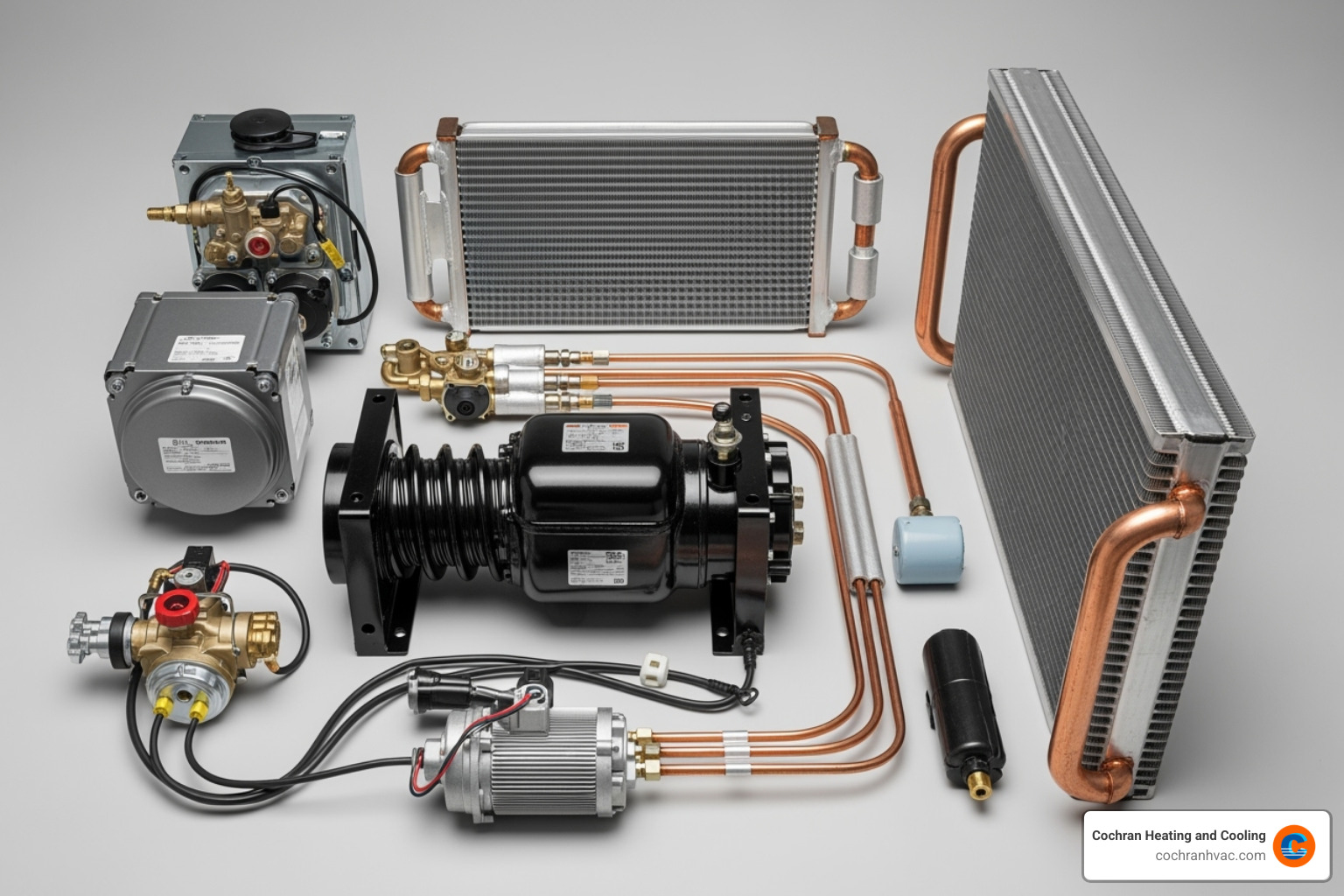 Various HVAC components - transparent hvac pricing jeannette pa