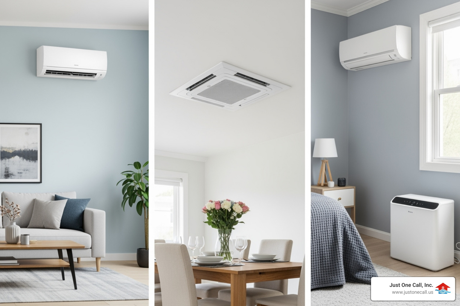 four main types of indoor ductless units - ductless air conditioner los angeles