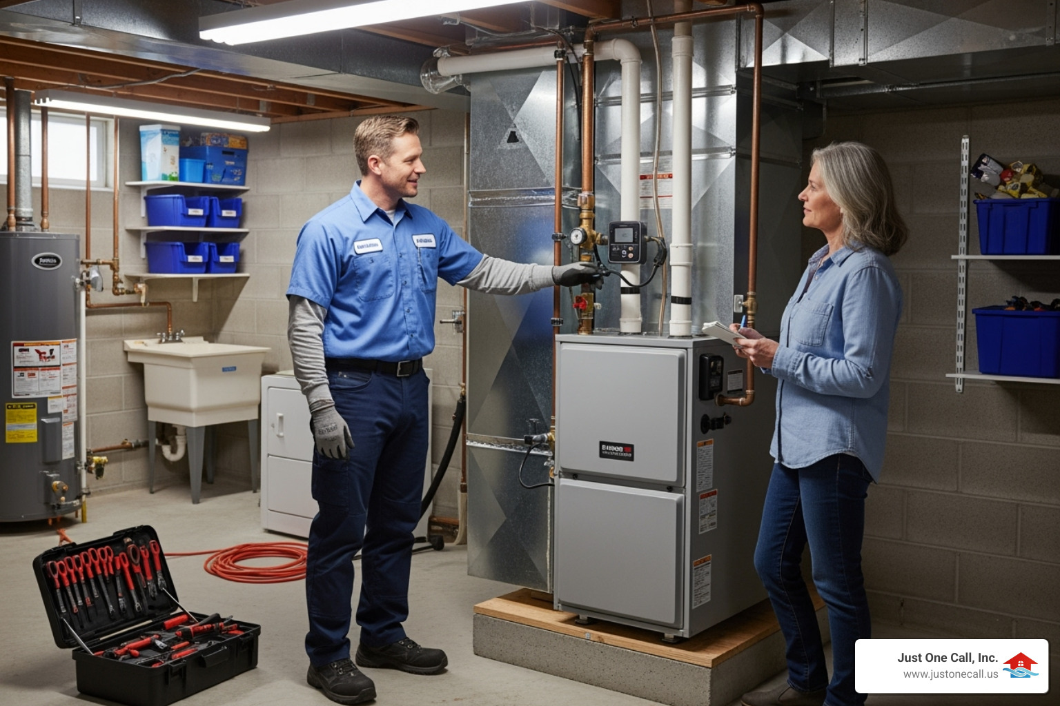 homeowner technician new furnace - furnace service pasadena