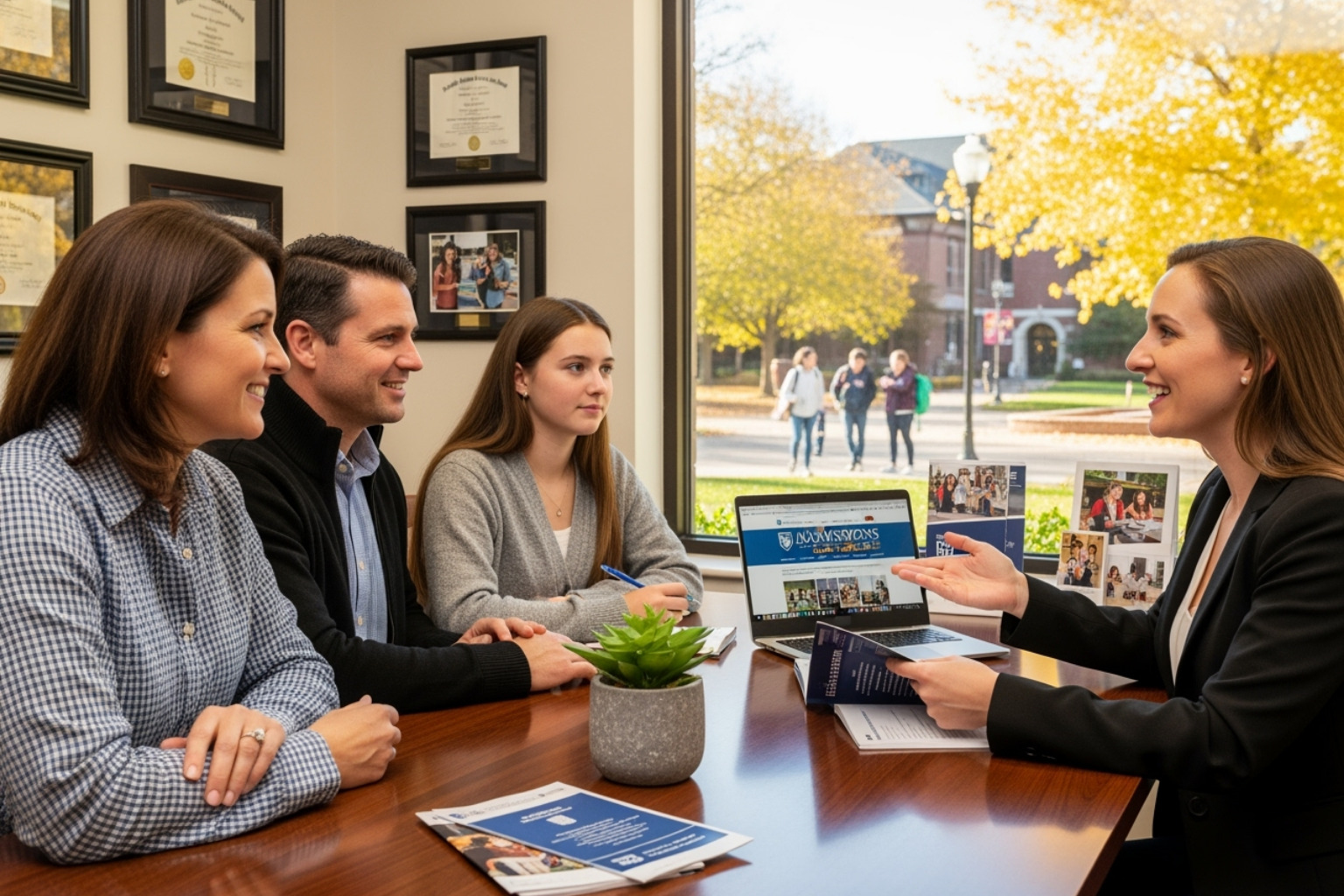 admissions officer and family - Boost school enrollment admissions officer and family - Boost school enrollment