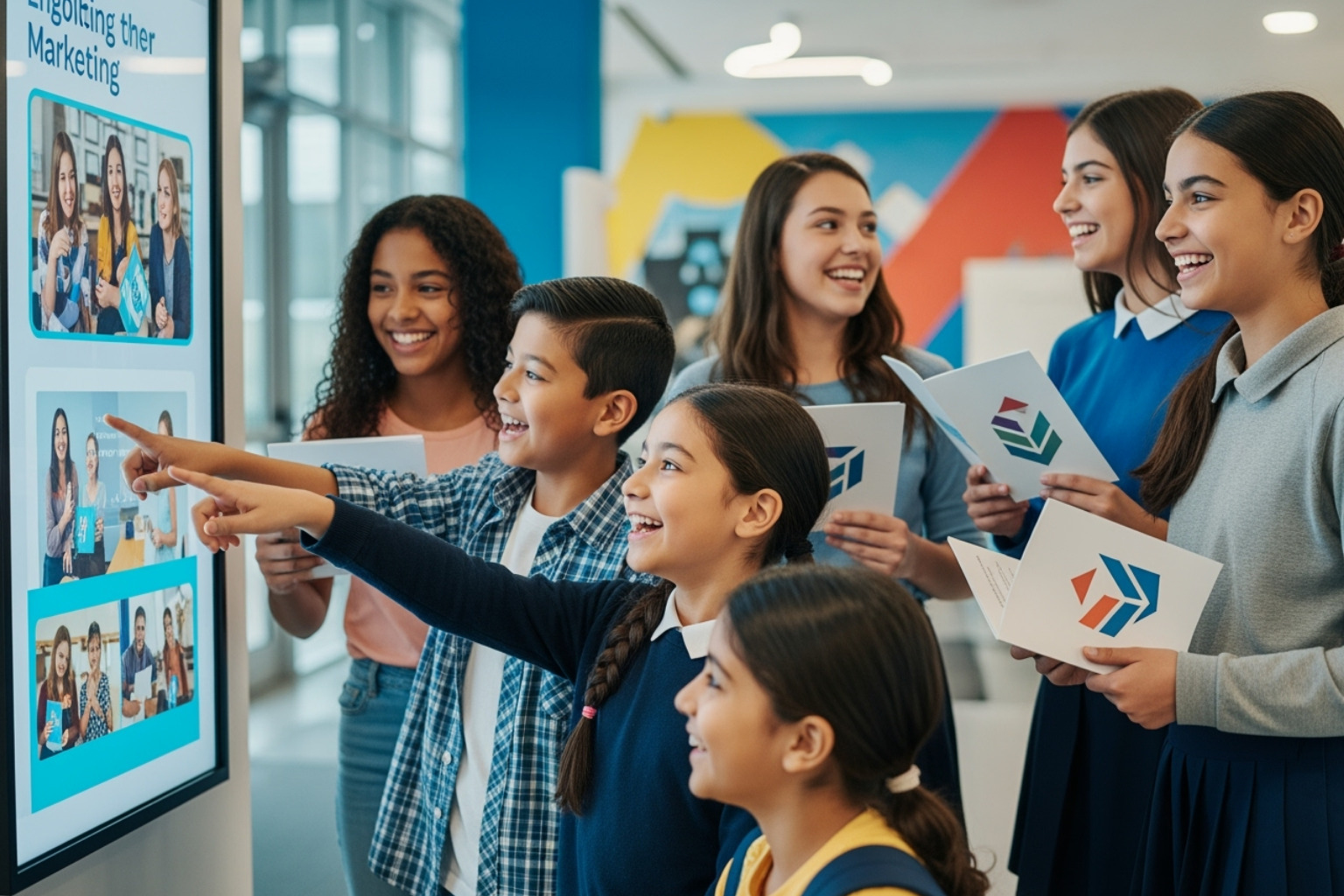of a school's professional website displayed on a laptop and a mobile phone. - Enrollment marketing for schools of a school's professional website displayed on a laptop and a mobile phone. - Enrollment marketing for schools