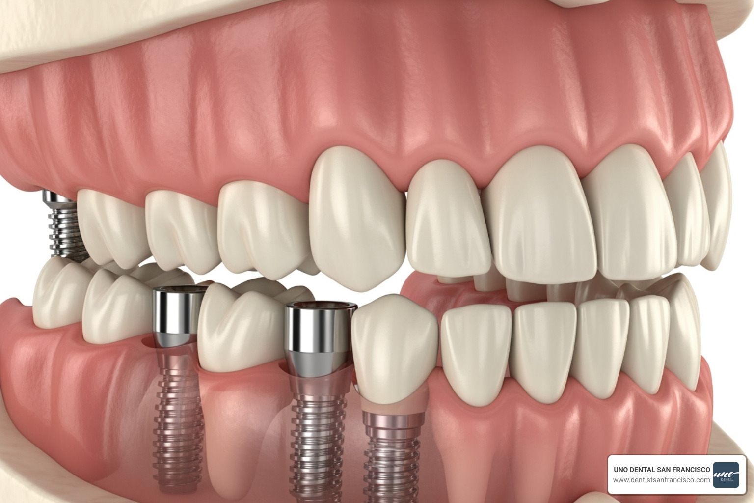 All-on-4 dental implant arch - Full arch implant cost