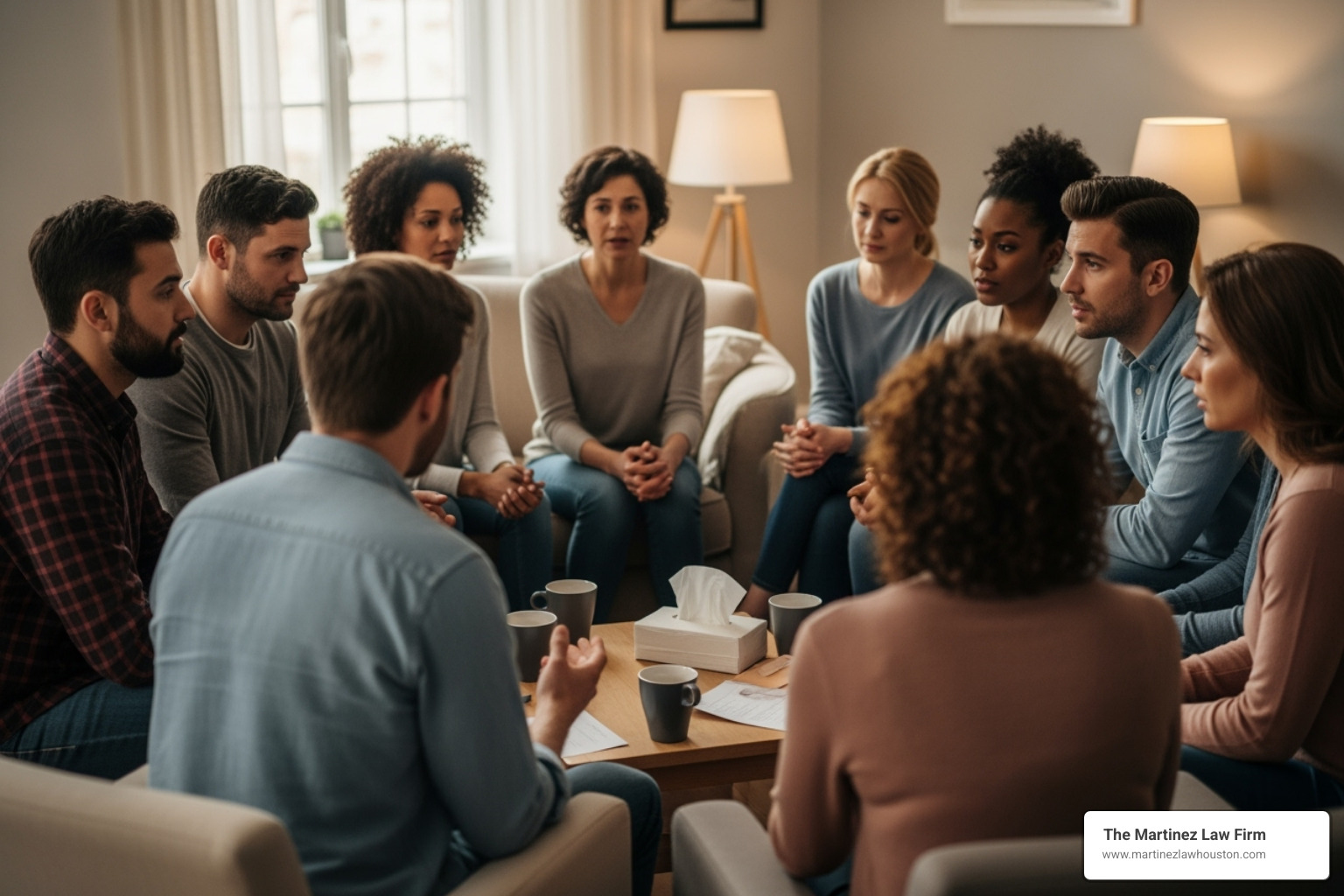 Diverse group of people standing together in solidarity - Houston domestic violence help Diverse group of people standing together in solidarity - Houston domestic violence help