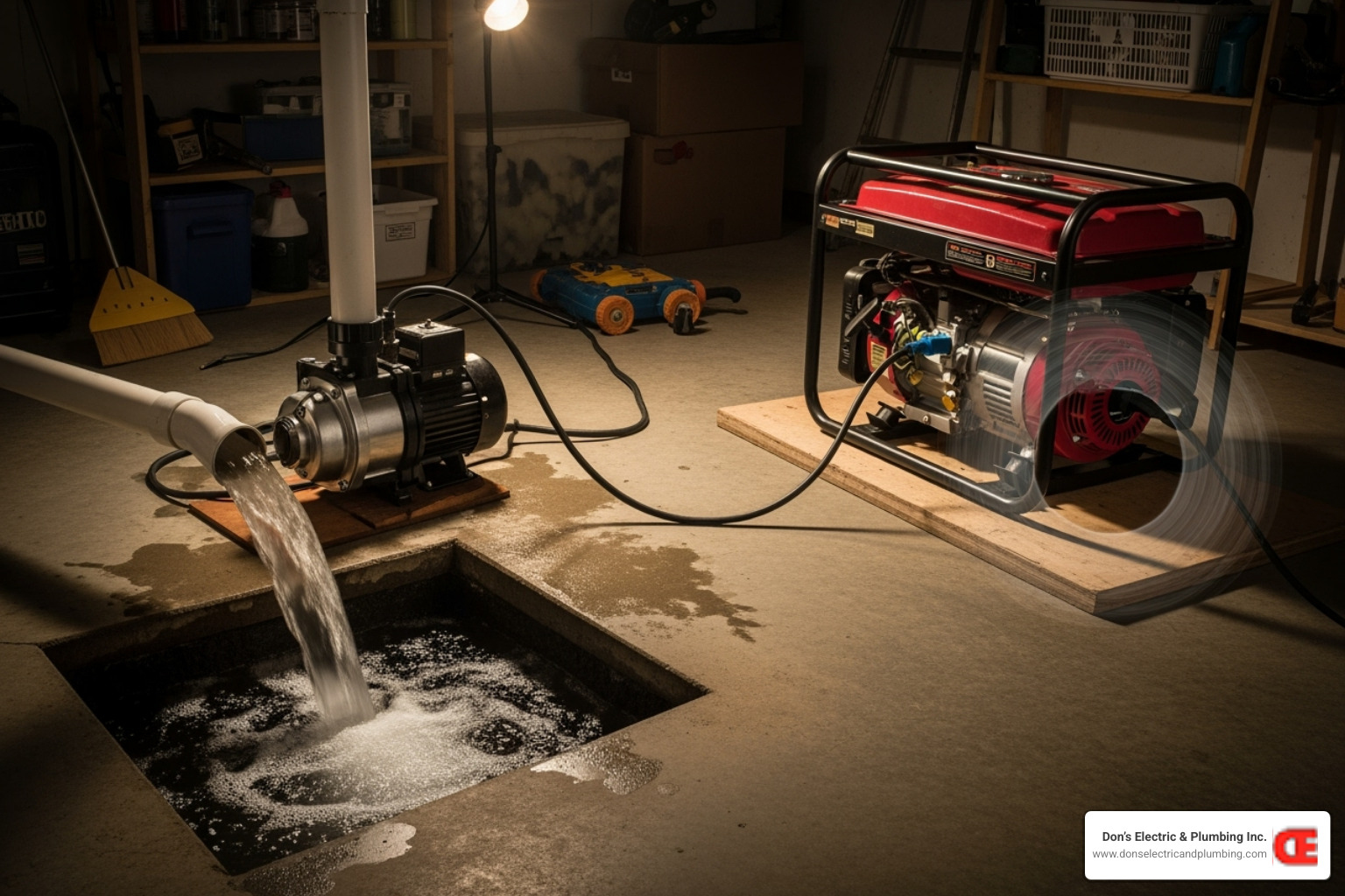 Sump pump running on generator power - licensed generator installer cobleskill Sump pump running on generator power - licensed generator installer cobleskill
