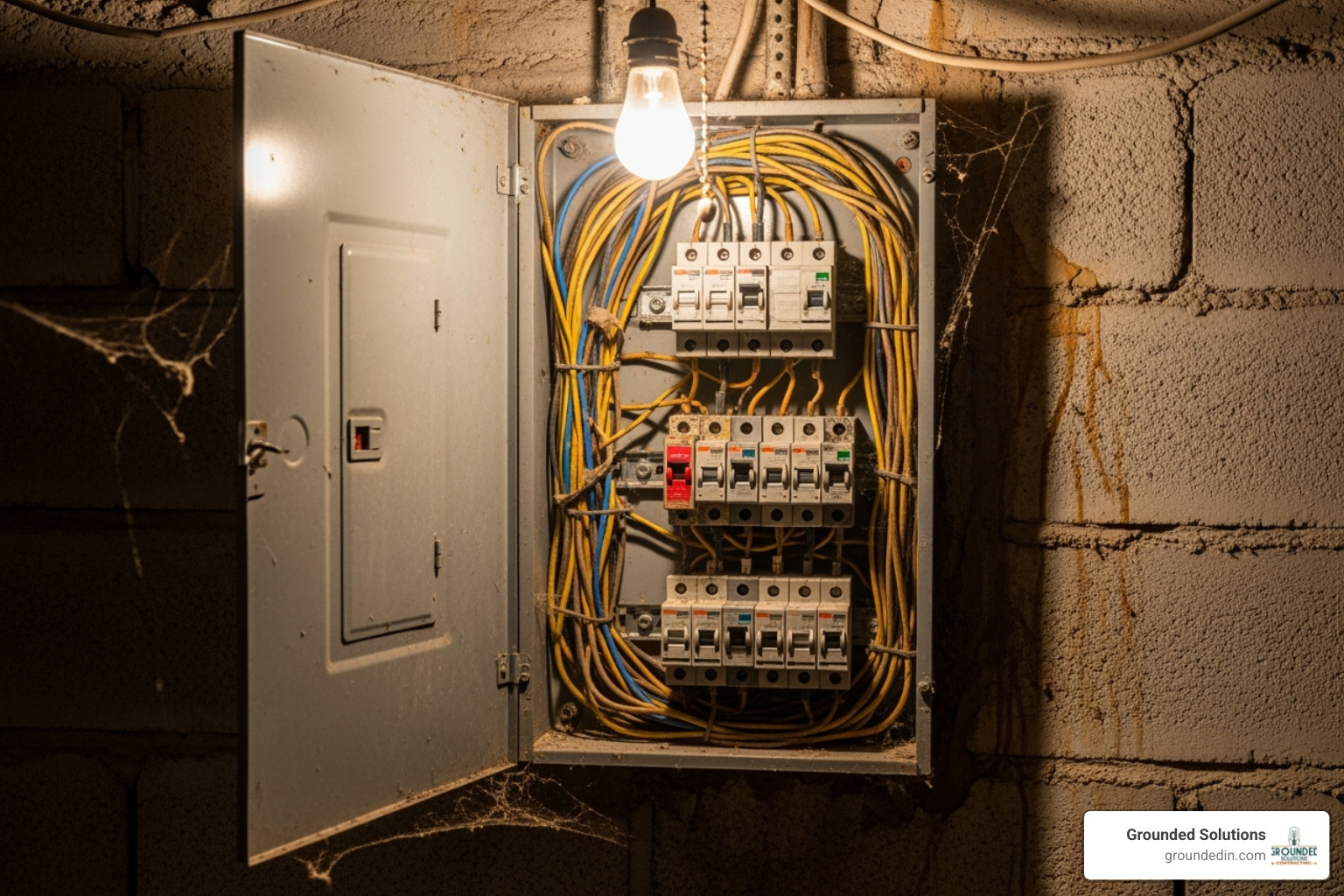 a dated, overloaded electrical panel - electrician mooresville indiana a dated, overloaded electrical panel - electrician mooresville indiana
