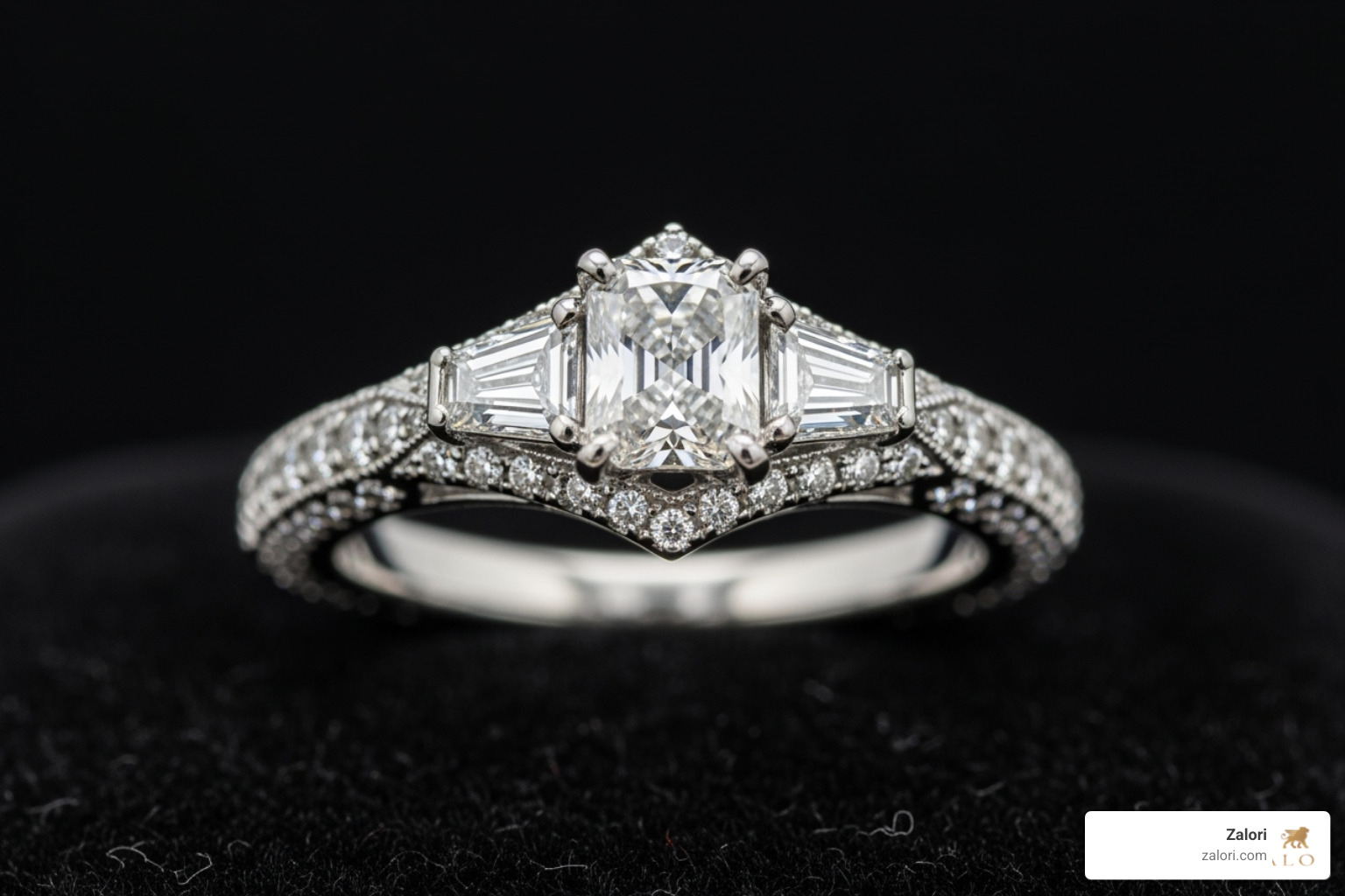 stunning, intricate platinum engagement ring - hypoallergenic metal jewelry stunning, intricate platinum engagement ring - hypoallergenic metal jewelry