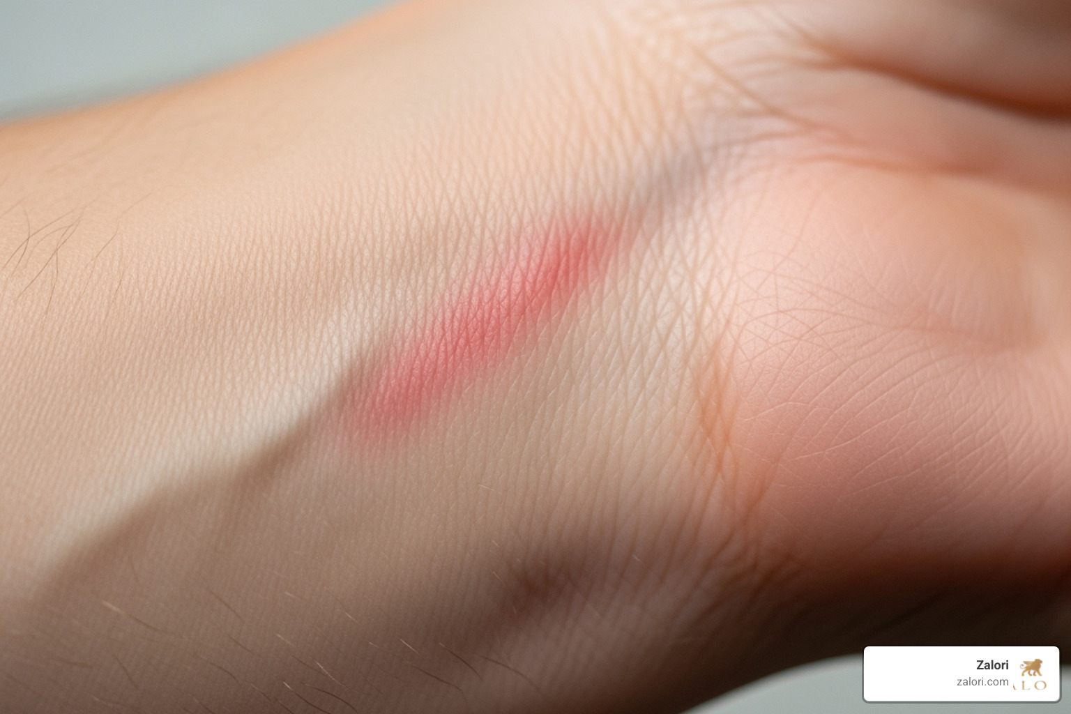 mild skin redness on a wrist from a bracelet - best jewelry for sensitive skin mild skin redness on a wrist from a bracelet - best jewelry for sensitive skin