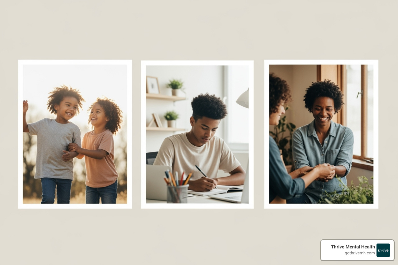 A collage of diverse individuals at different life stages: a child playing, a teenager studying, and an adult engaged in a meaningful activity, all looking content and empowered - autism behavioral health services A collage of diverse individuals at different life stages: a child playing, a teenager studying, and an adult engaged in a meaningful activity, all looking content and empowered - autism behavioral health services