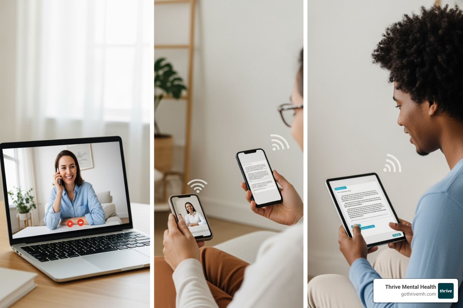 virtual therapy for depression options—video, phone, messaging - virtual therapy for depression
