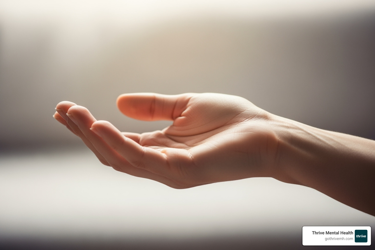 Image of a supportive hand reaching out - is ptsd an anxiety disorder