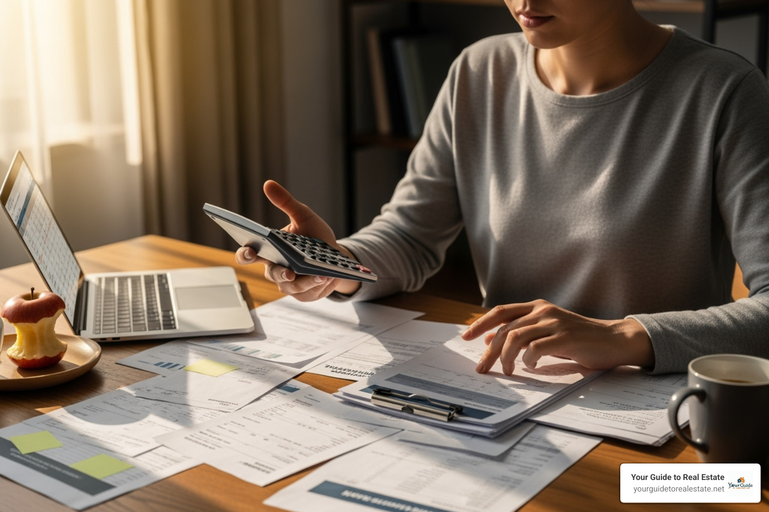 person reviewing bills or using a calculator - what is the difference between a condo and an apartment