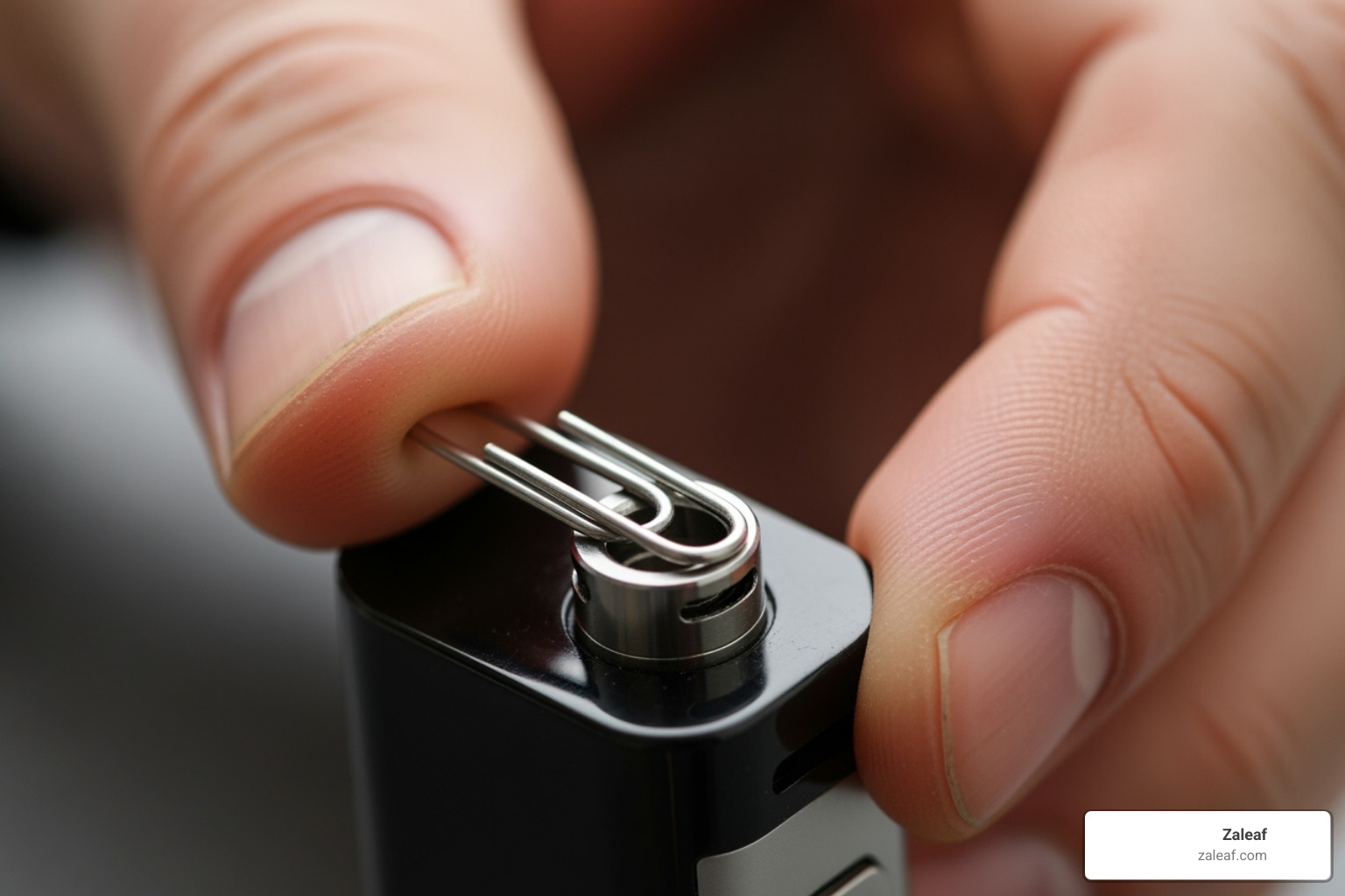 paperclip gently clearing a vape mouthpiece - vape pen not pulling paperclip gently clearing a vape mouthpiece - vape pen not pulling