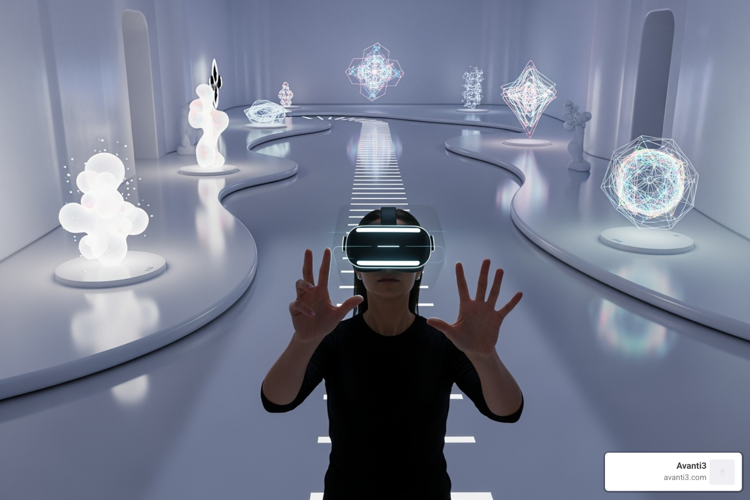virtual gallery navigation - virtual reality art exhibitions