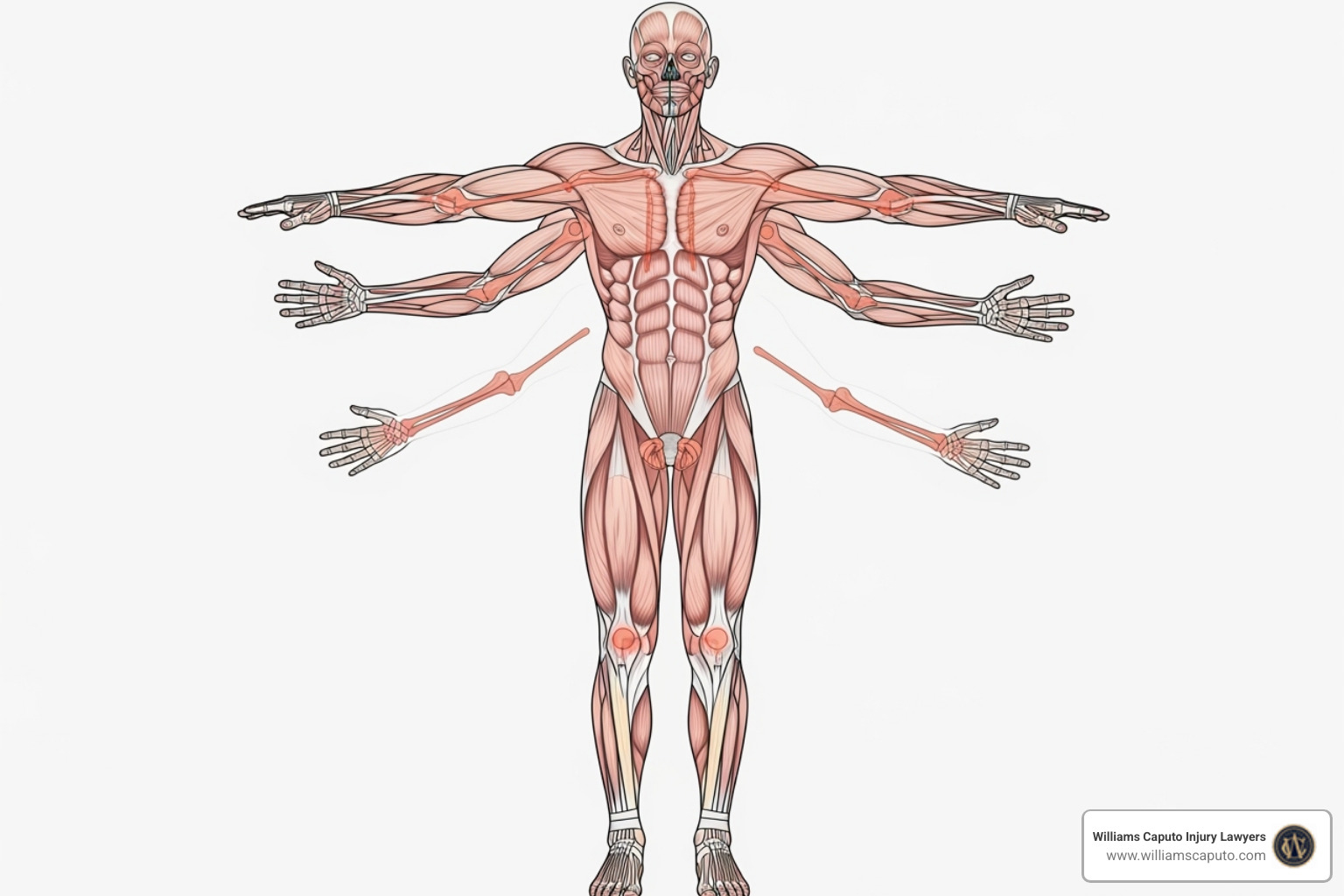 Common motorcycle injury zones highlighting head, neck, back, arms, legs, and internal organs - el paso motorcycle accident attorney Common motorcycle injury zones highlighting head, neck, back, arms, legs, and internal organs - el paso motorcycle accident attorney