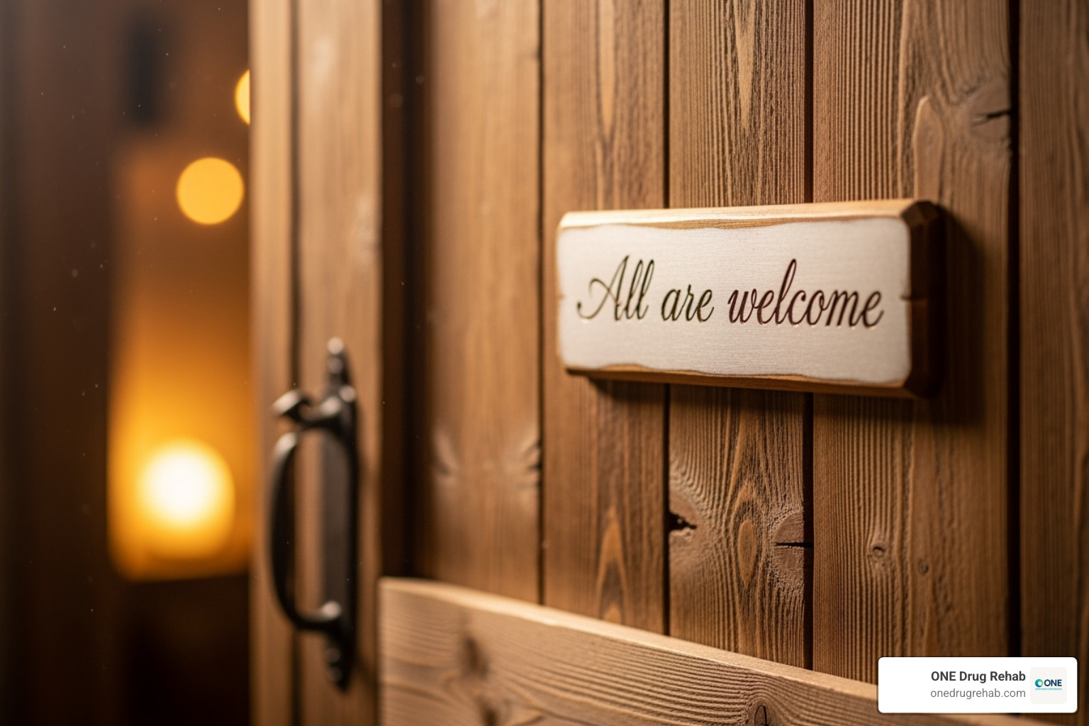 A welcoming sign on a door that says "All are welcome" in a warm, inviting setting. - 12 step groups near me A welcoming sign on a door that says "All are welcome" in a warm, inviting setting. - 12 step groups near me