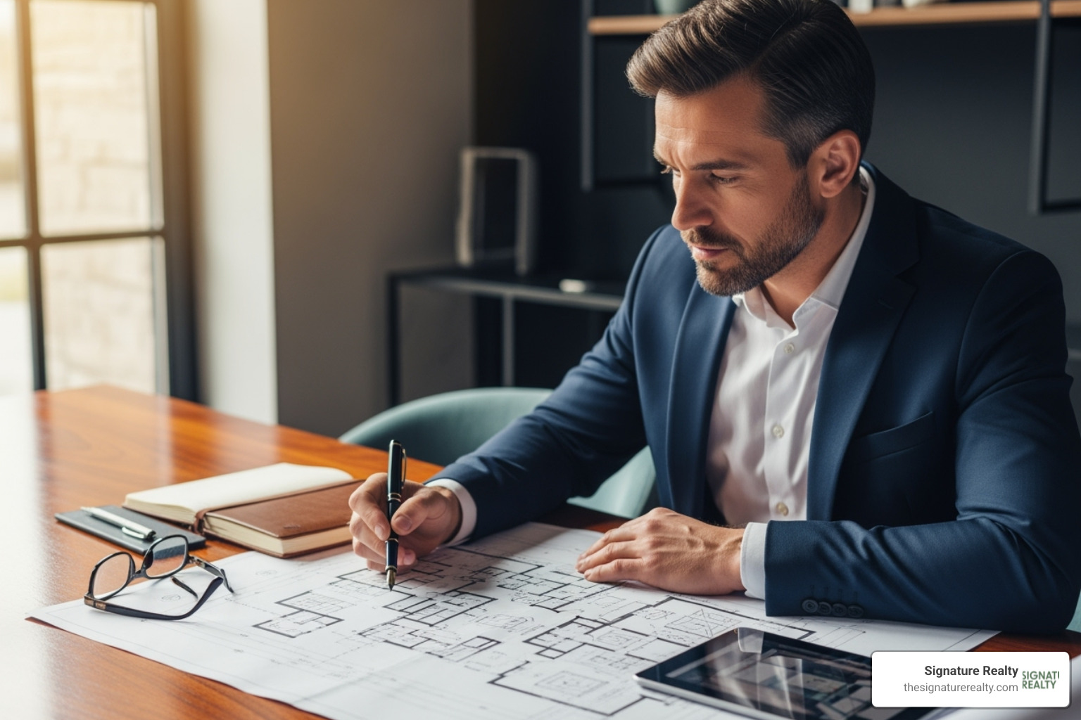 a business owner reviewing a floor plan - how to negotiate a lease on commercial property a business owner reviewing a floor plan - how to negotiate a lease on commercial property