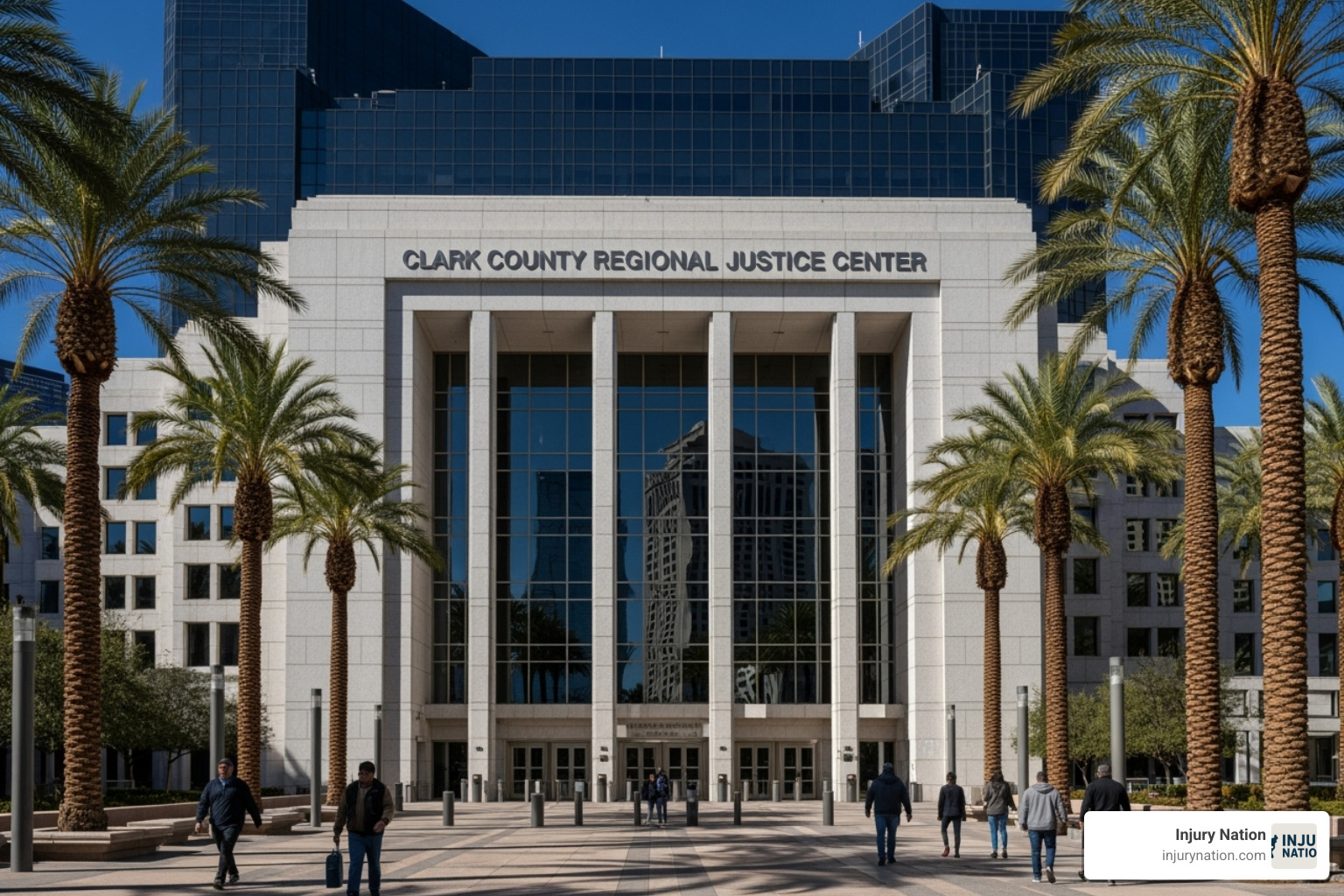 the Clark County Courthouse - las vegas multi vehicle accident attorney