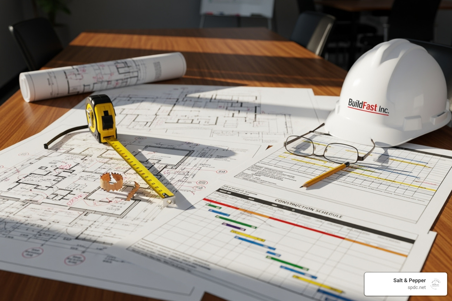 of a detailed construction plan or schedule - general contractor clearwater