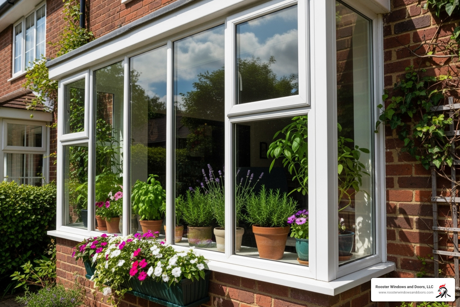 Garden window viewed from exterior - Garden Windows