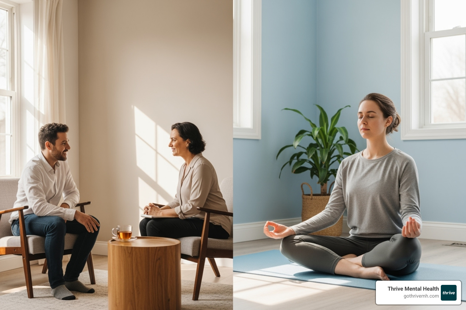 Talk therapy vs. somatic therapy, alt="Somatic experiencing for anxiety vs talk therapy" - somatic experiencing for anxiety