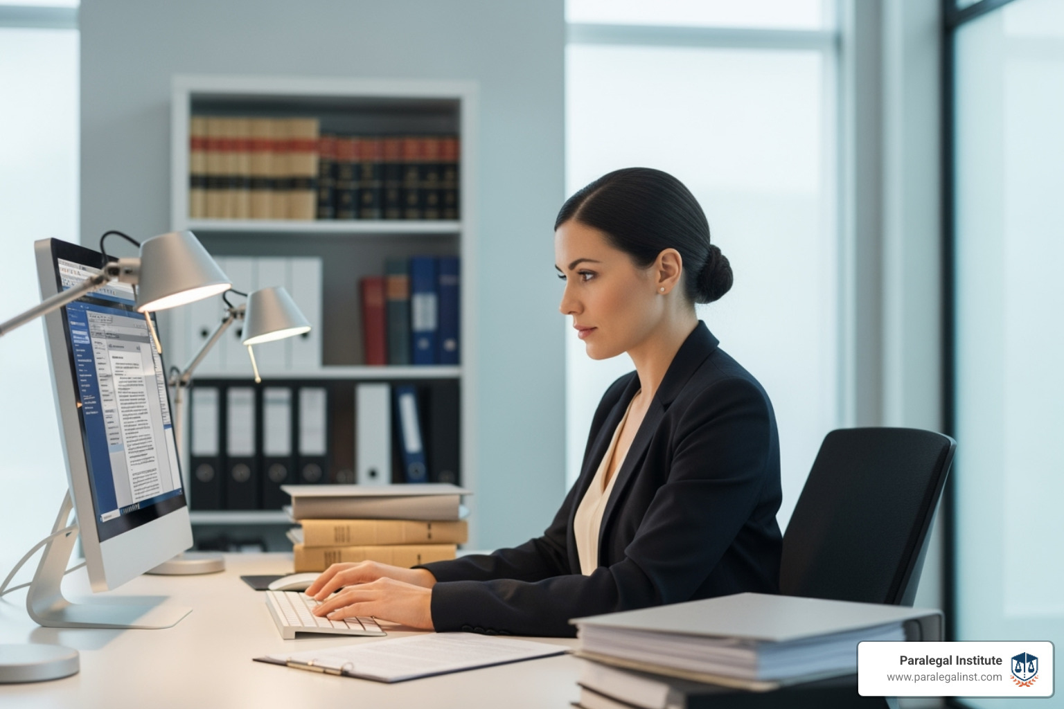 paralegal conducting legal research - paralegal roles and responsibilities