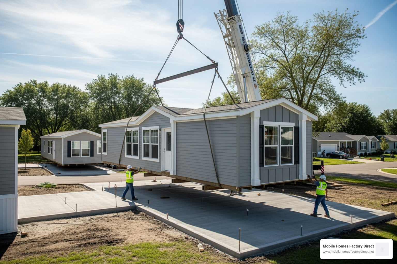 manufactured home being installed on a permanent foundation - 30 year manufactured home loans manufactured home being installed on a permanent foundation - 30 year manufactured home loans