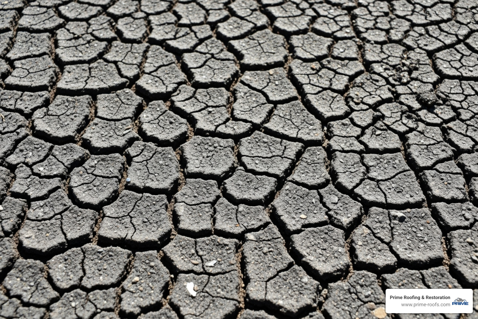 BUR with severe alligator cracking - Built-up roof replacement BUR with severe alligator cracking - Built-up roof replacement