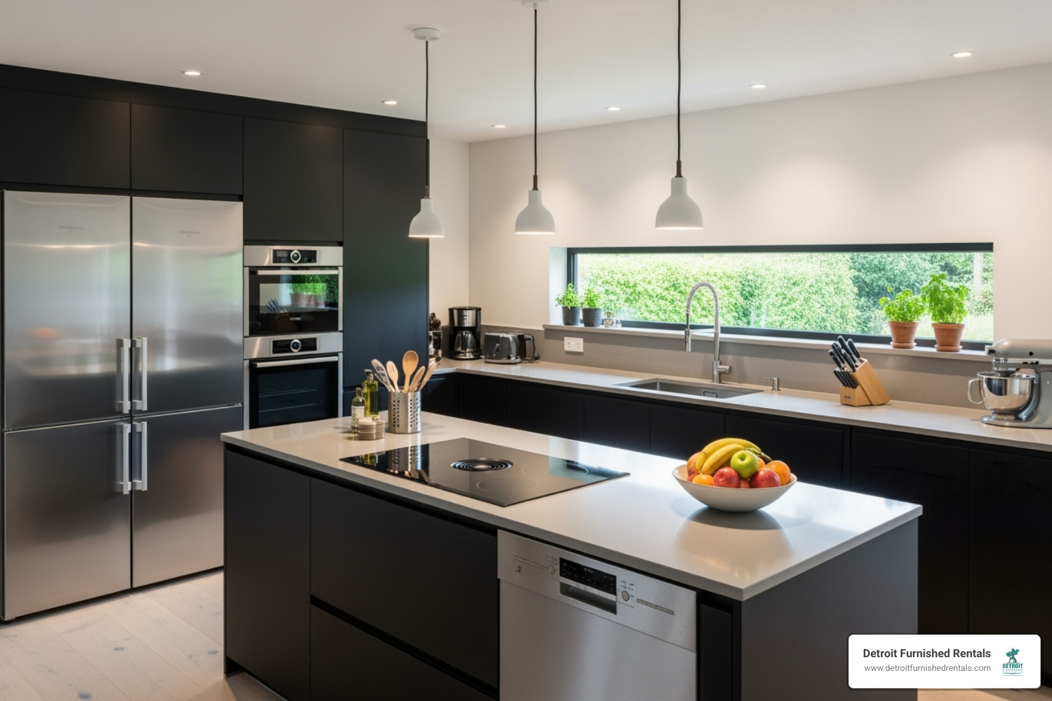 fully equipped modern kitchen - Fully furnished rentals