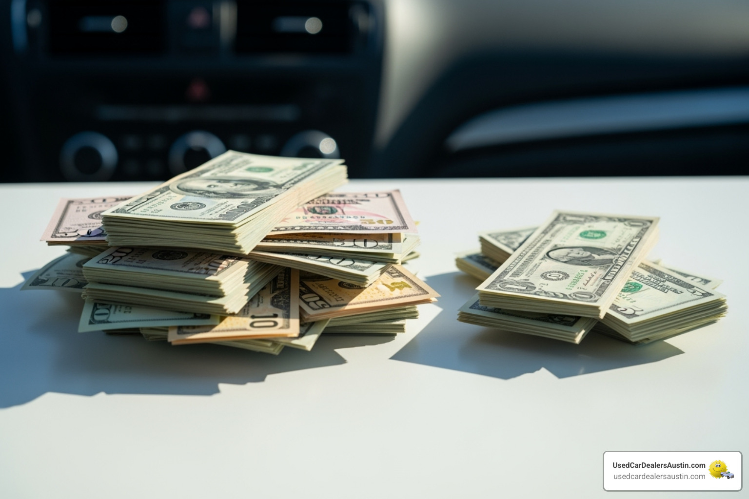 loan calculator showing payment differences - Low down payment auto