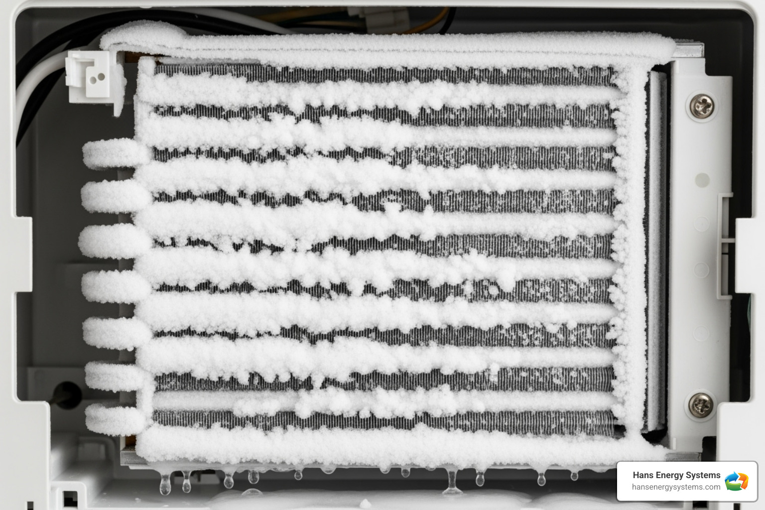Frozen evaporator coil on an indoor mini split unit - mini split leaking water