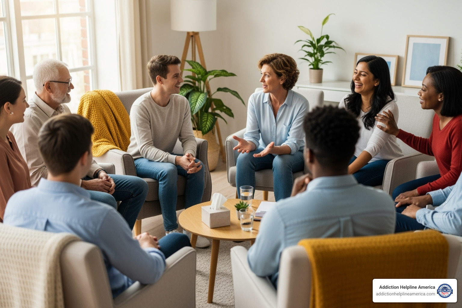 diverse groups receiving mental health support - behavioral health Nashville