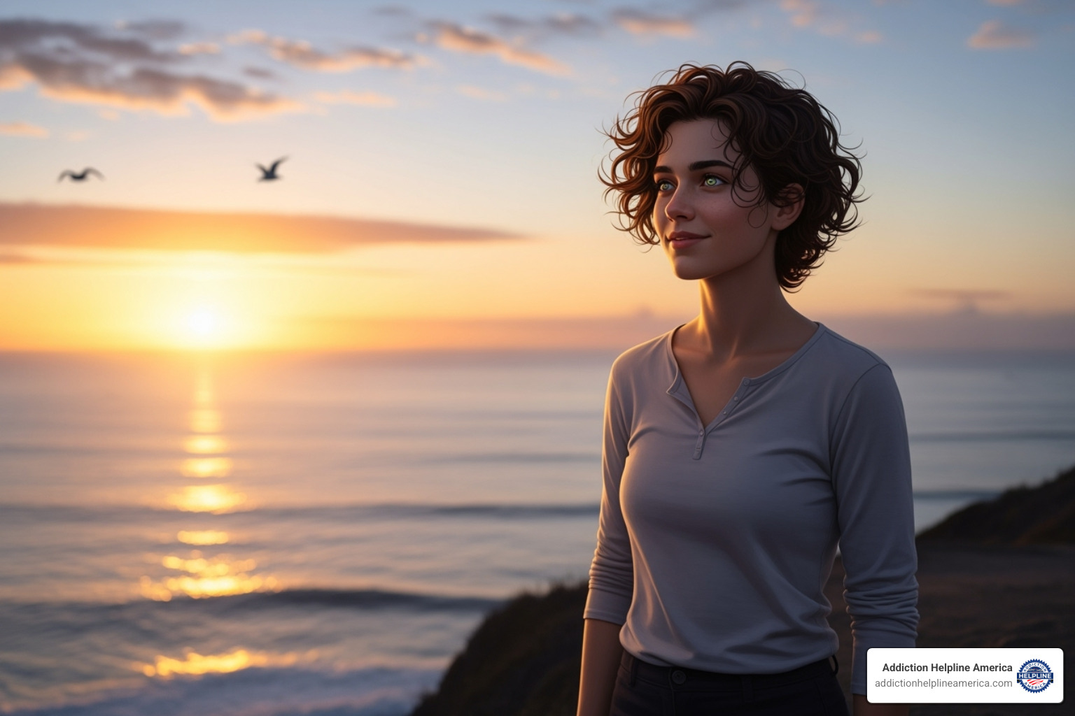 A person looking hopeful - free addiction resources A person looking hopeful - free addiction resources