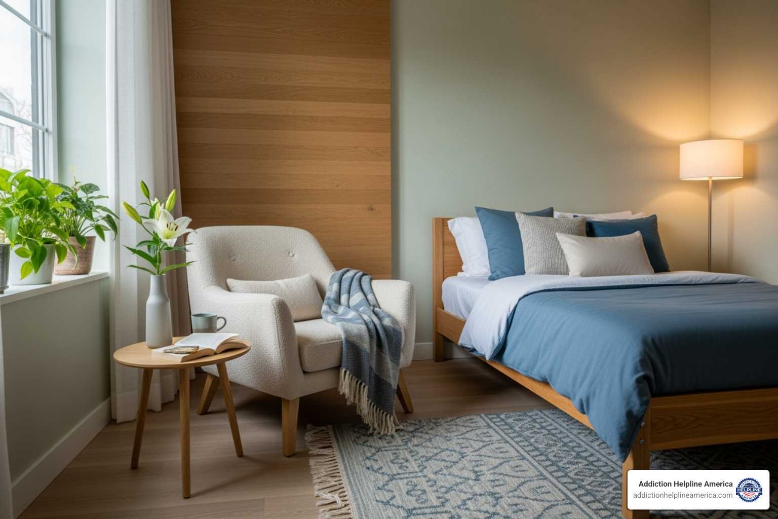 of a serene and comfortable room in a treatment facility - rehabs for depression of a serene and comfortable room in a treatment facility - rehabs for depression