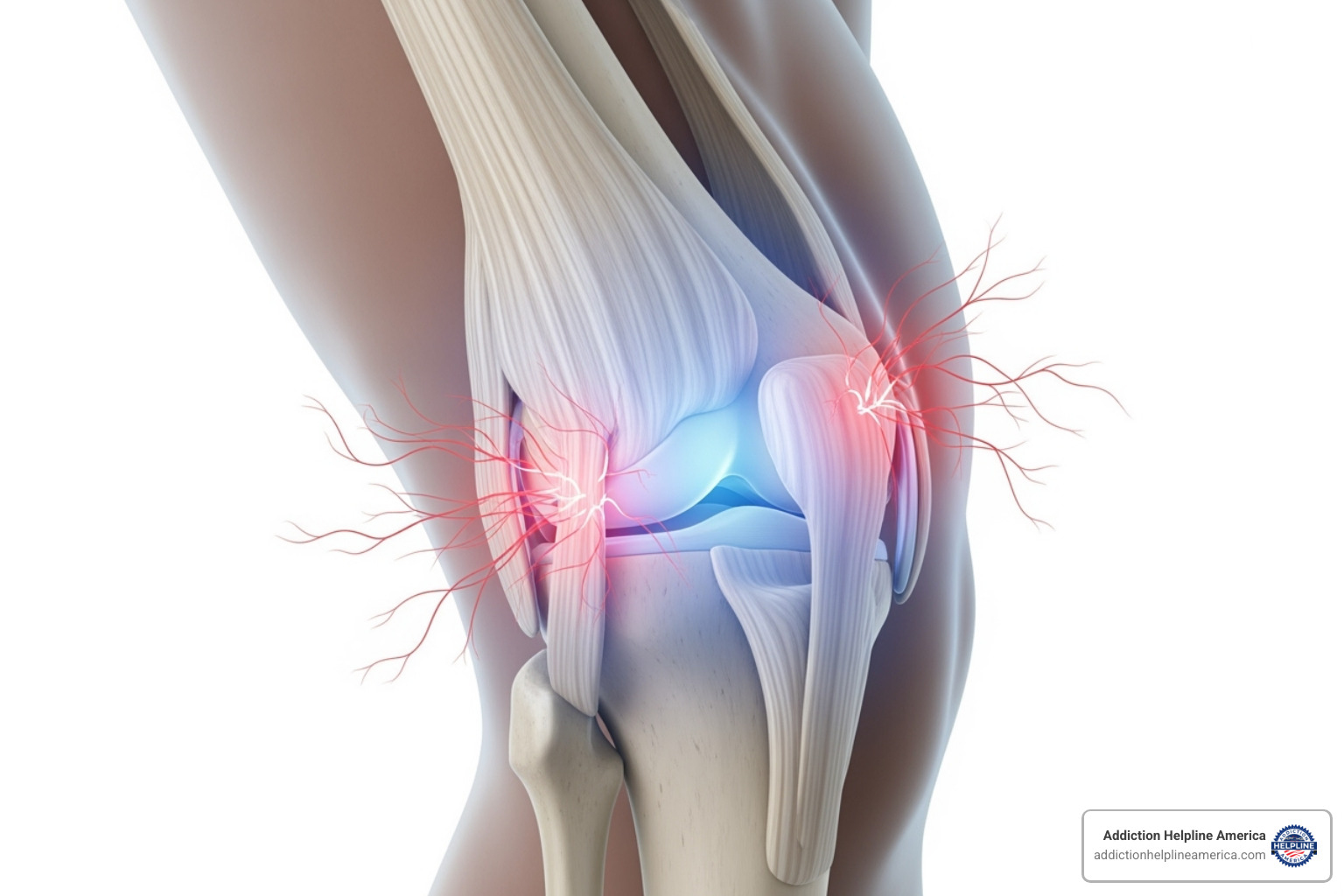 illustrating an inflamed joint being soothed - is the drug meloxicam addictive
