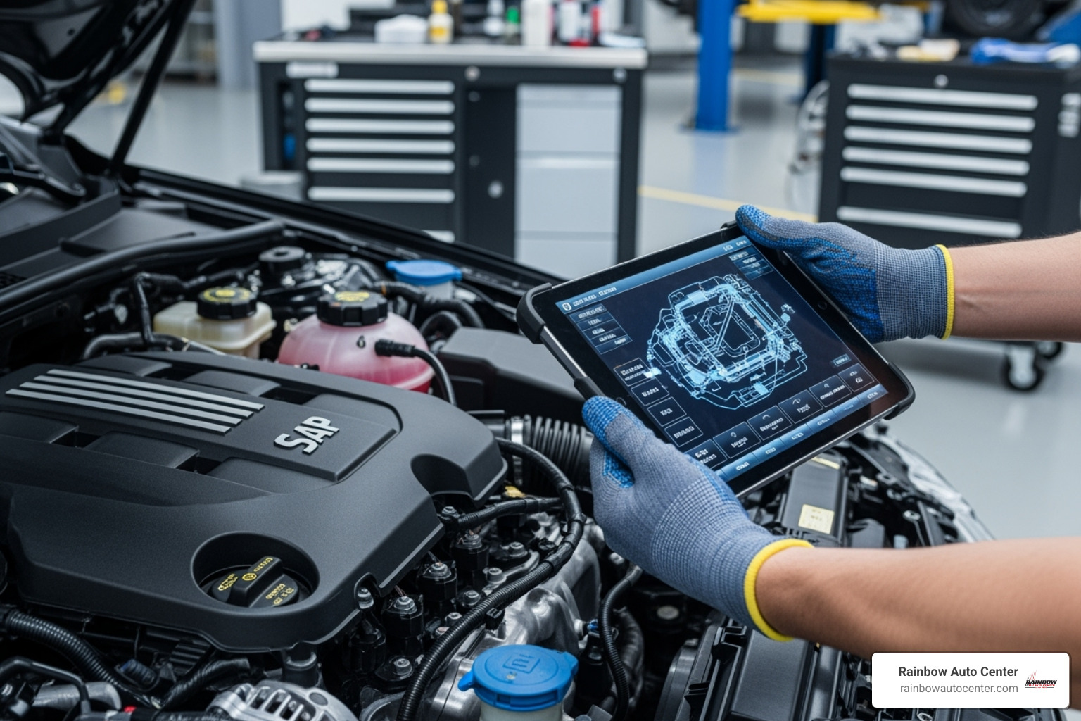 various OEM and I-CAR certification logos - auto body shop