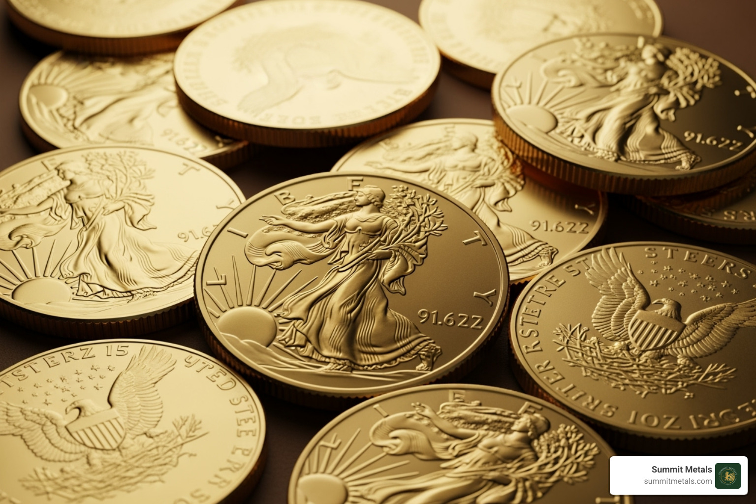 comparing the Type 1 "Family of Eagles" and Type 2 "Eagle Head" reverse designs - gold eagle coins comparing the Type 1 "Family of Eagles" and Type 2 "Eagle Head" reverse designs - gold eagle coins