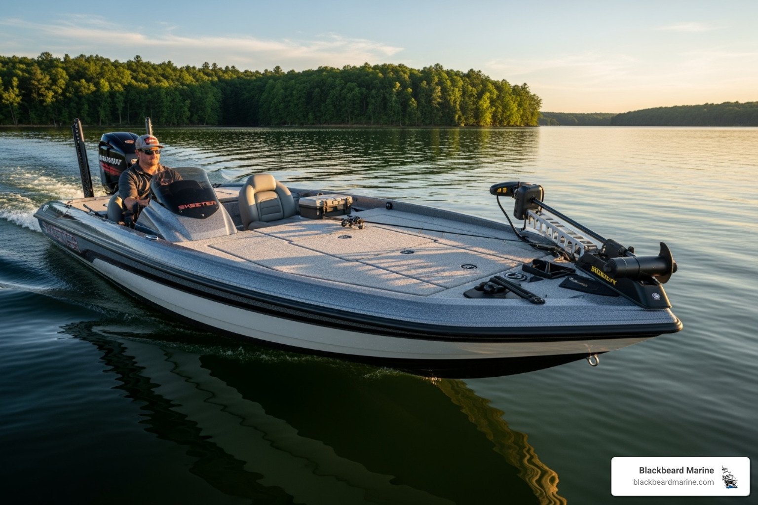 Skeeter bass boat with casting deck visible - fishing boats for sale in missouri